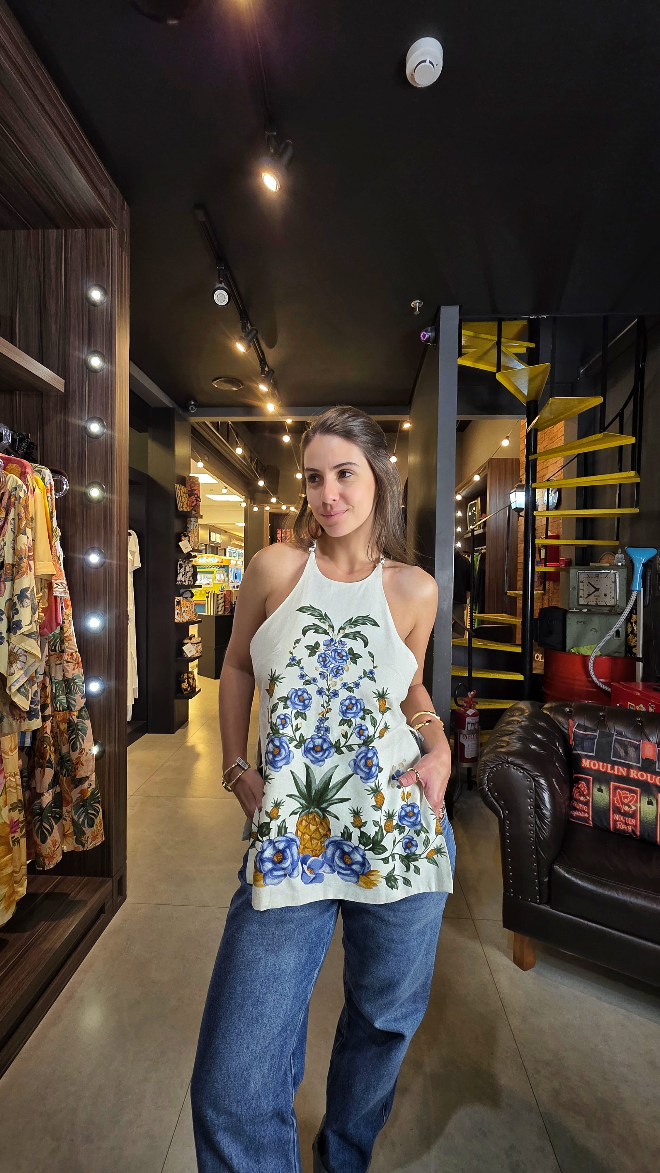 Blusa Farm Floral Penélope Estampado