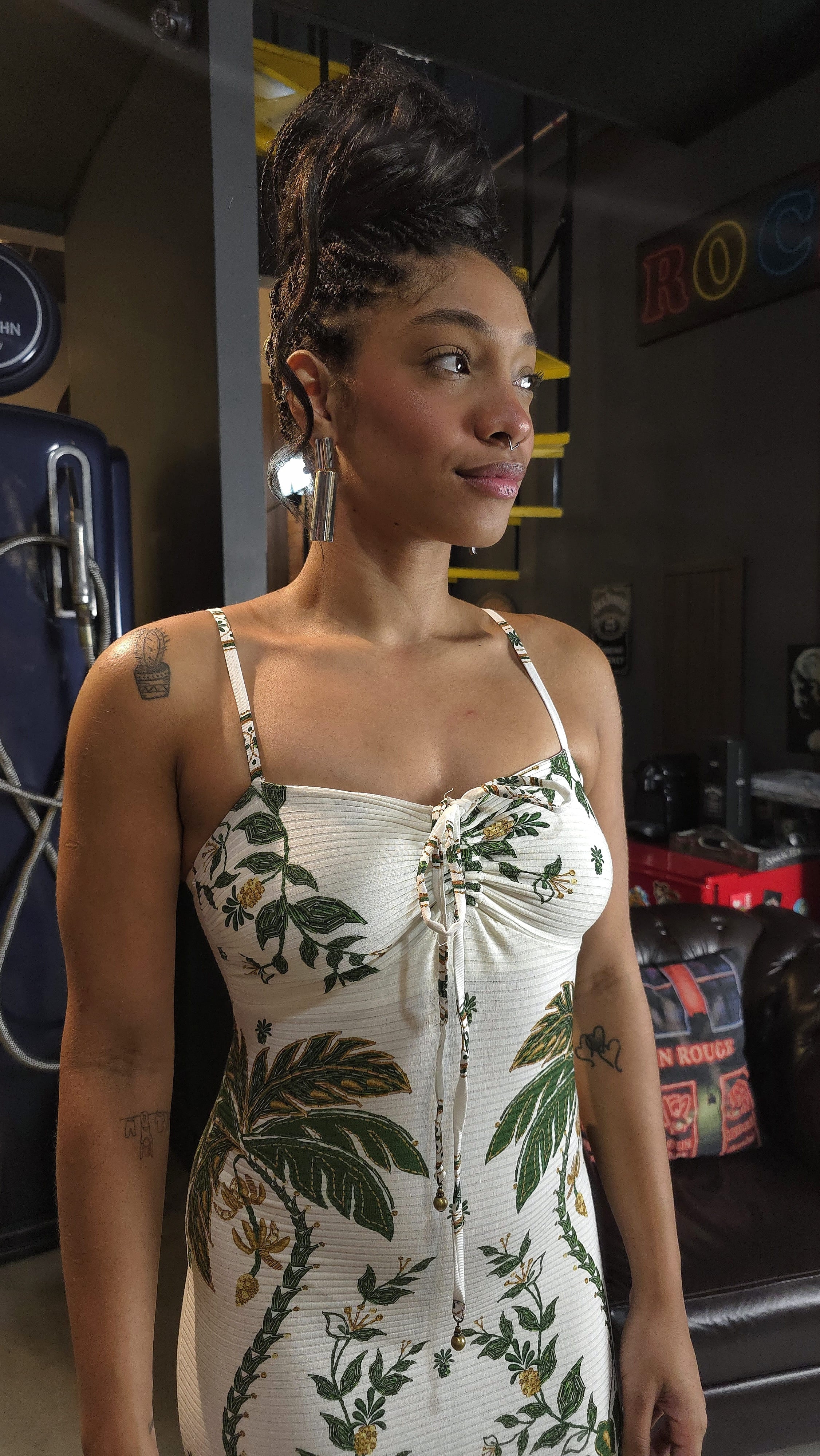 Vestido Farm Midi Mari Estampado