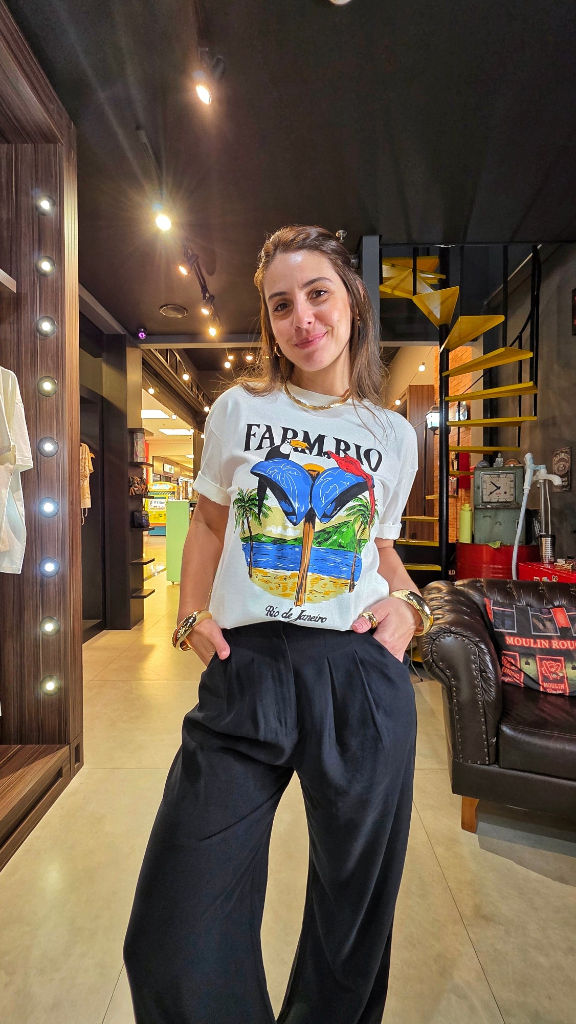 Tshirt Farm Média Orelhão Farm Rio Estampado