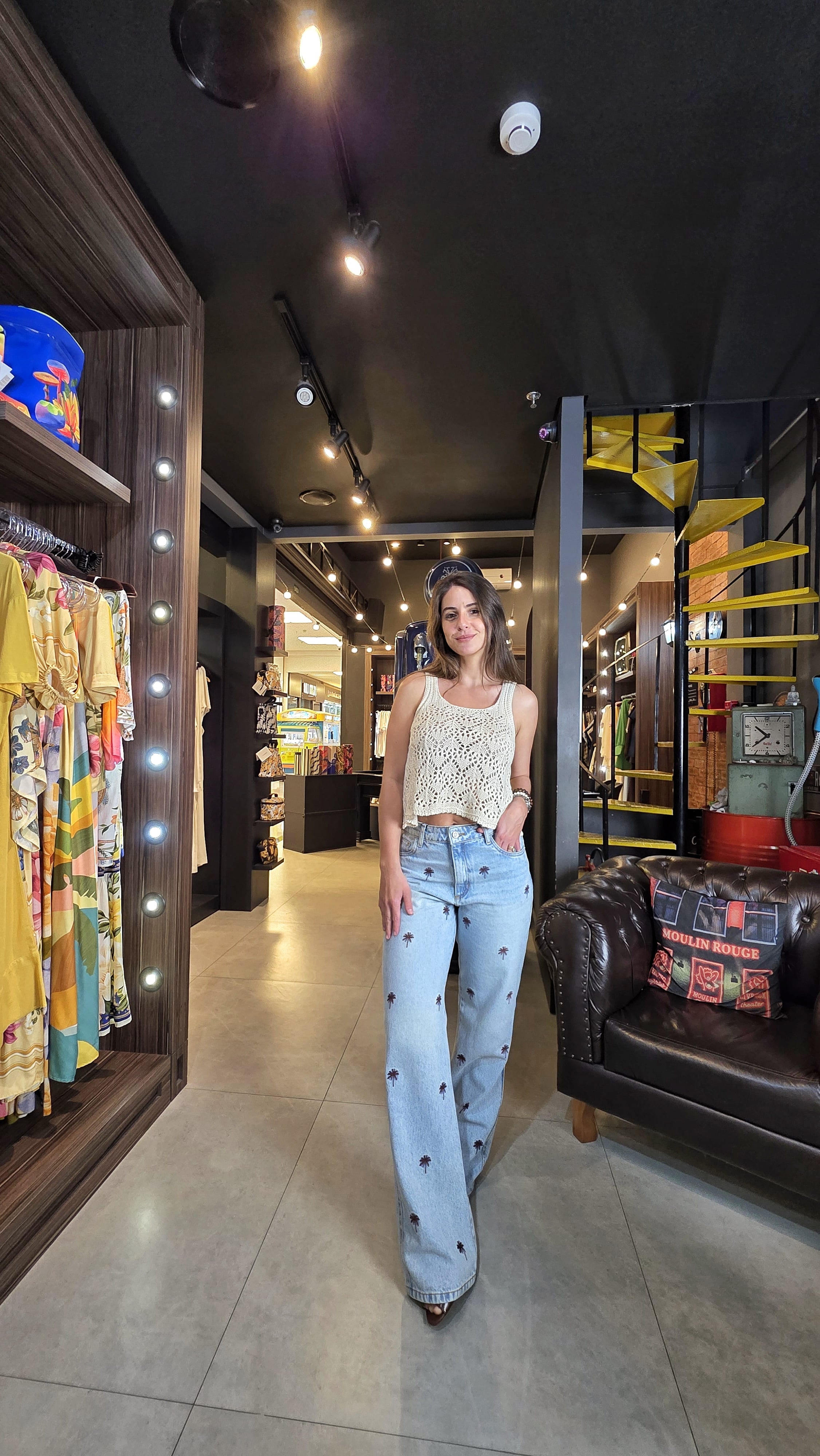 Calça MYFT Jeans Reta High