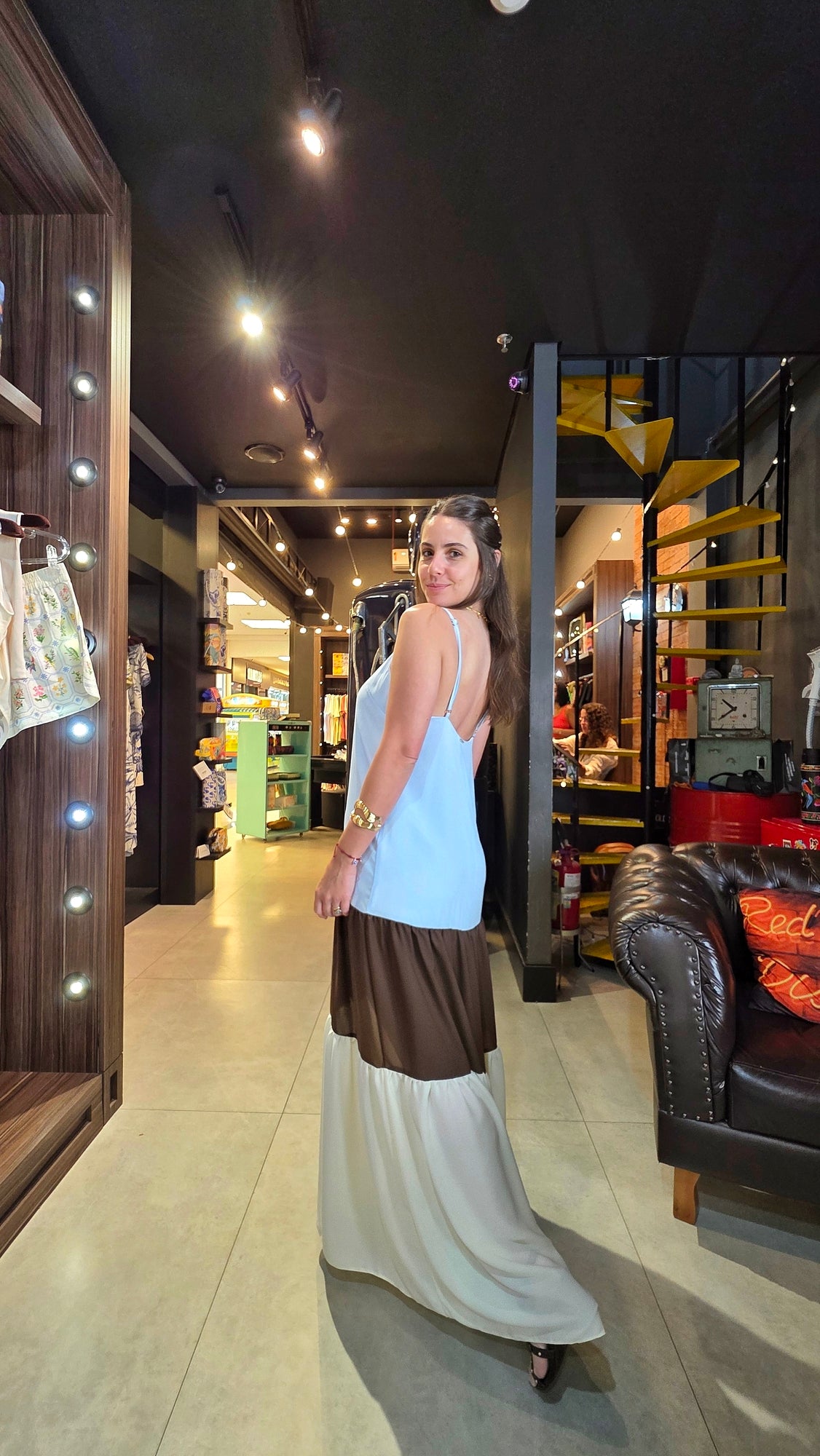 Vestido MYFT Super Midi De Alças