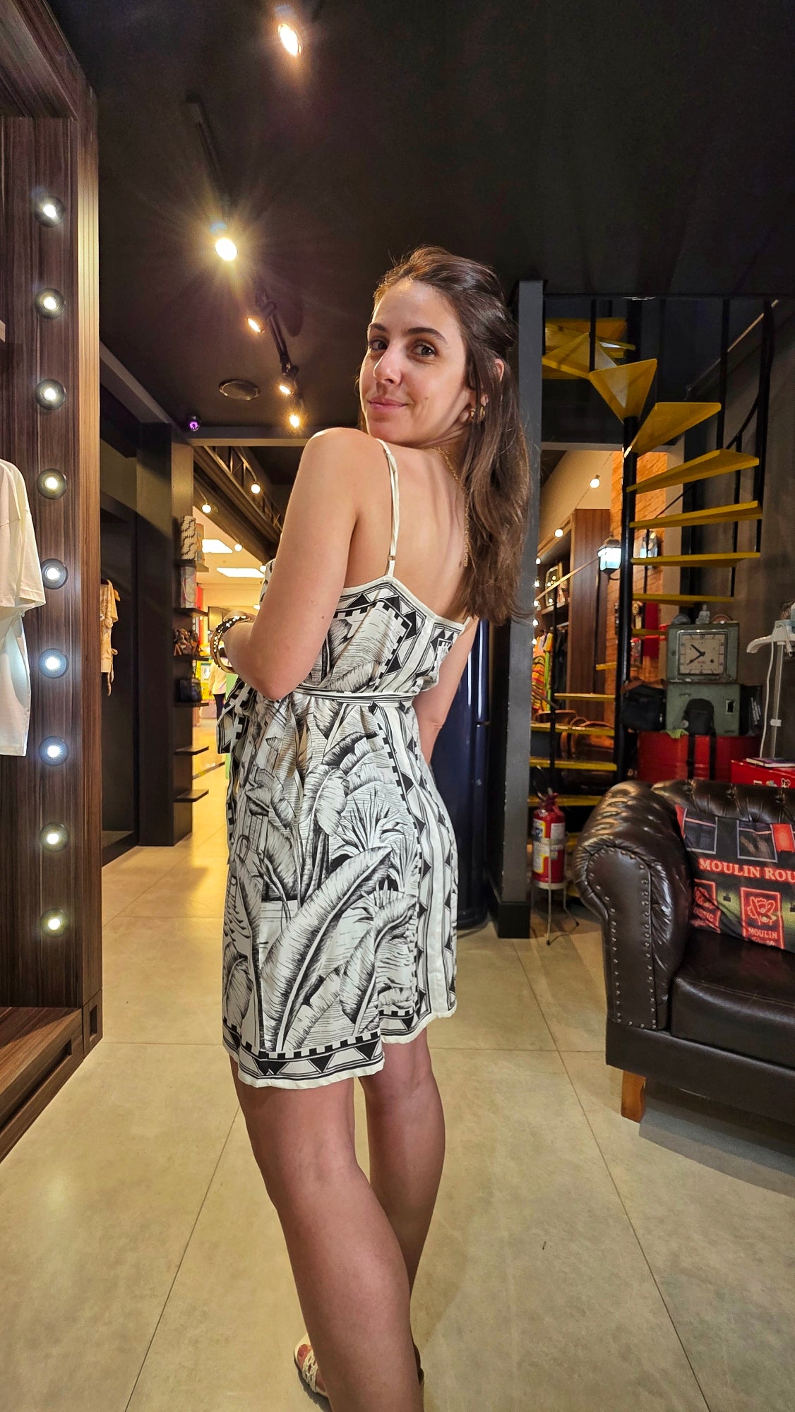 Vestido Farm Curto Teresa Estampado