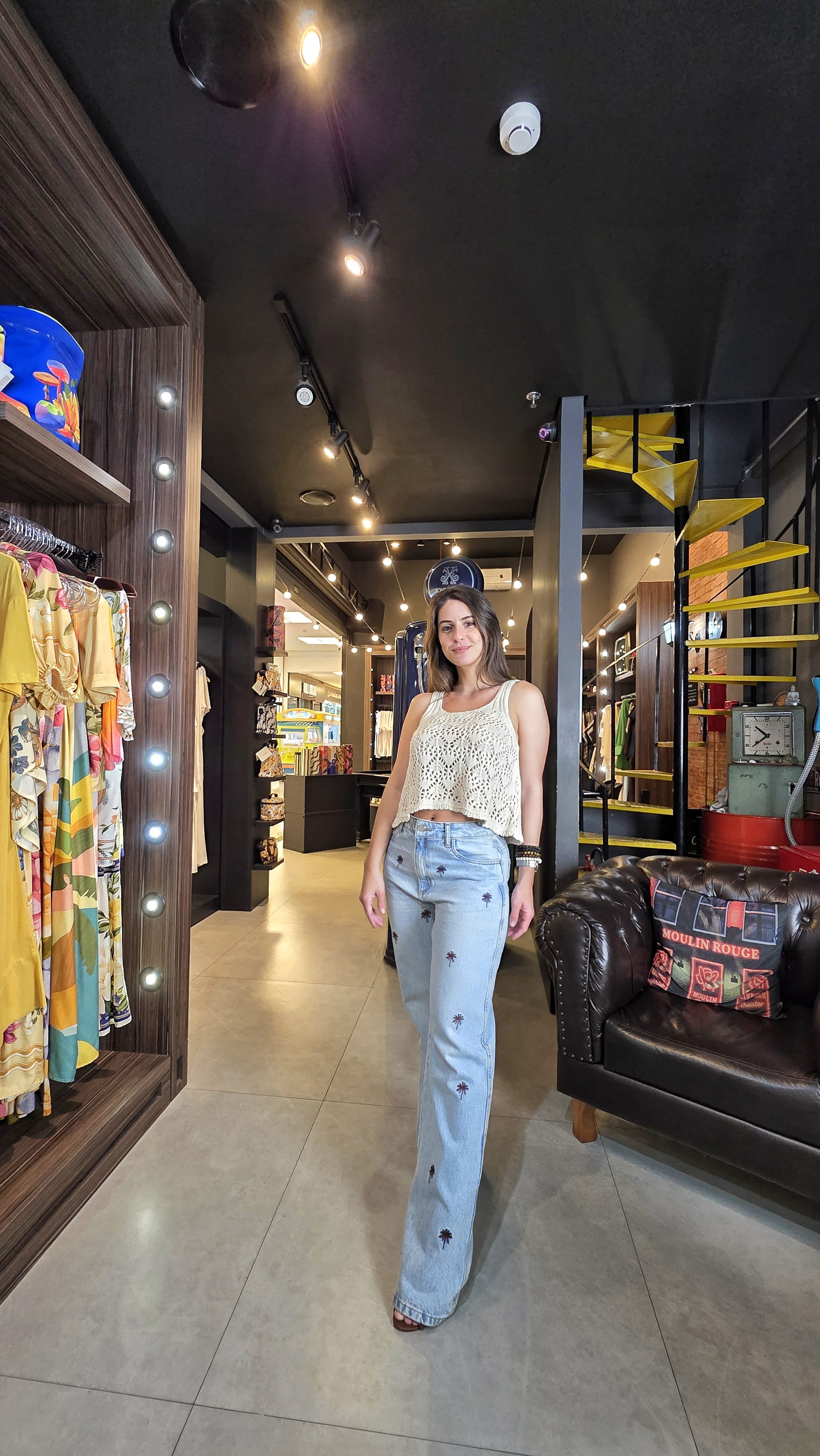 Calça MYFT Jeans Reta High