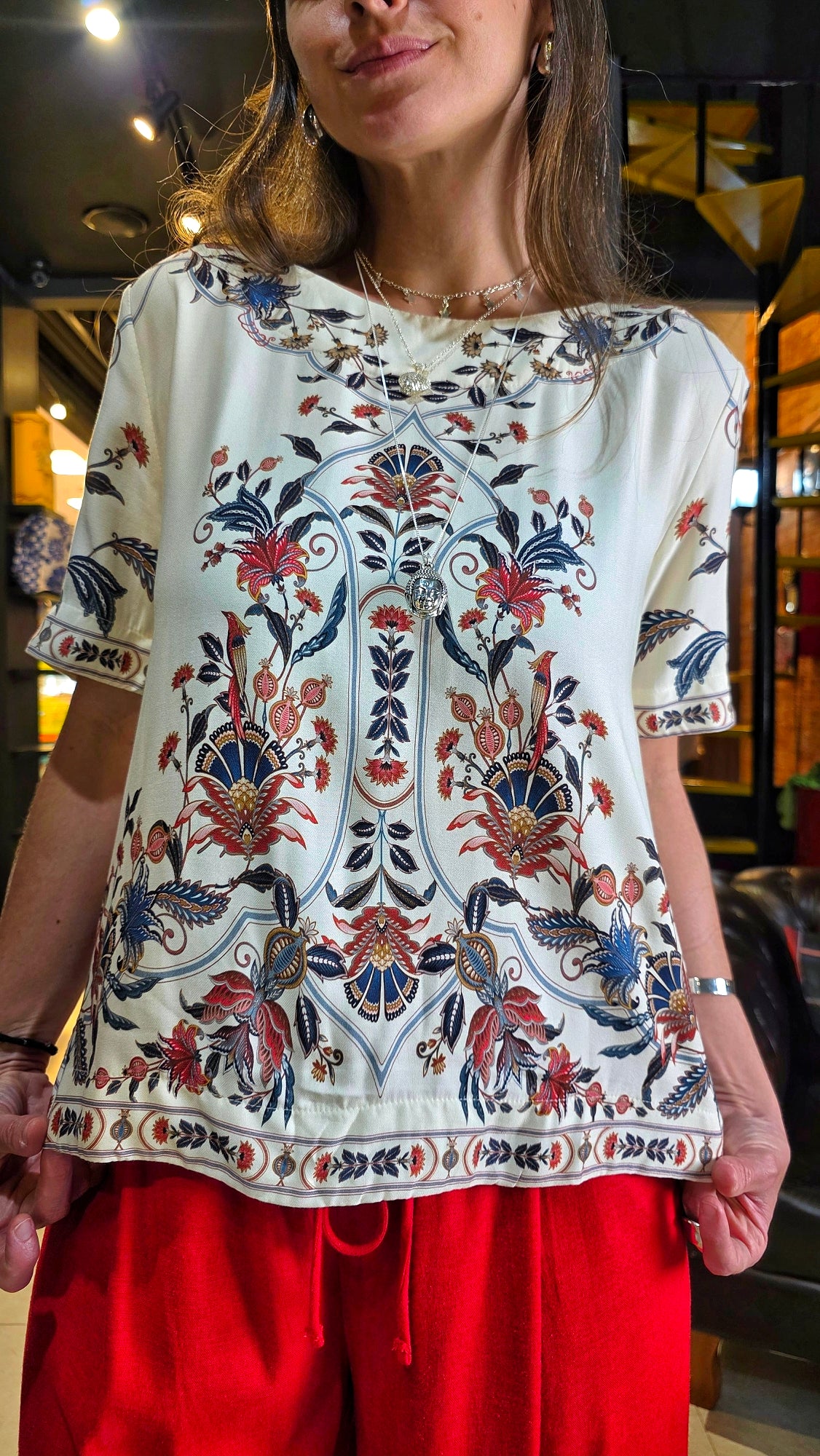 Tshirt Farm BohoFlor Estampado