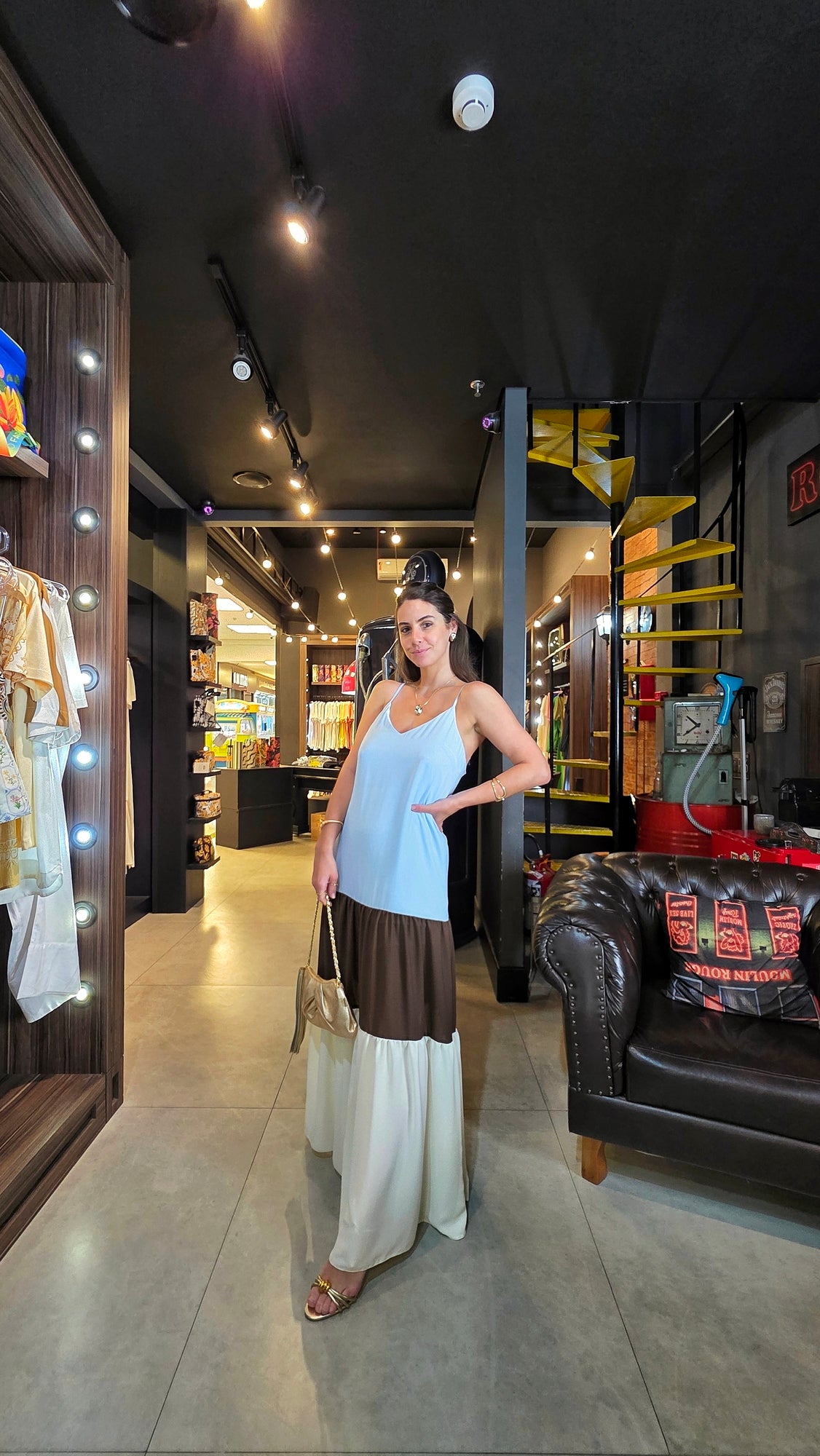 Vestido MYFT Super Midi De Alças