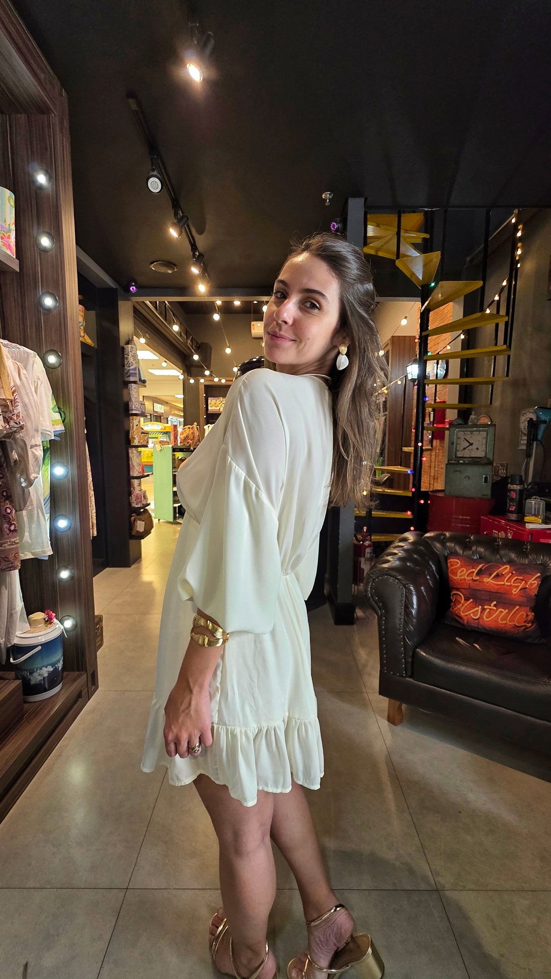 Vestido MYFT Curto Com Amarração