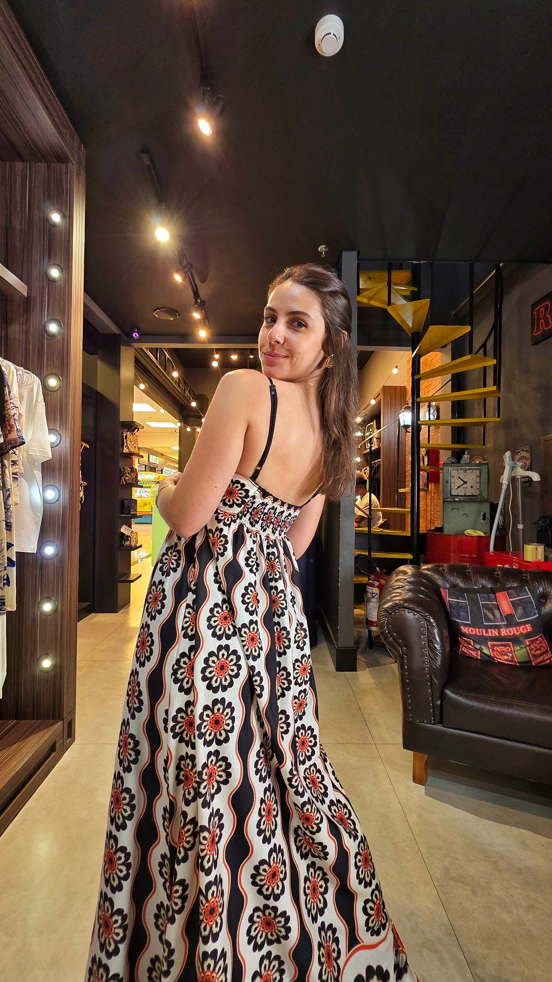 Vestido Farm Cropped Fiorella Estampado