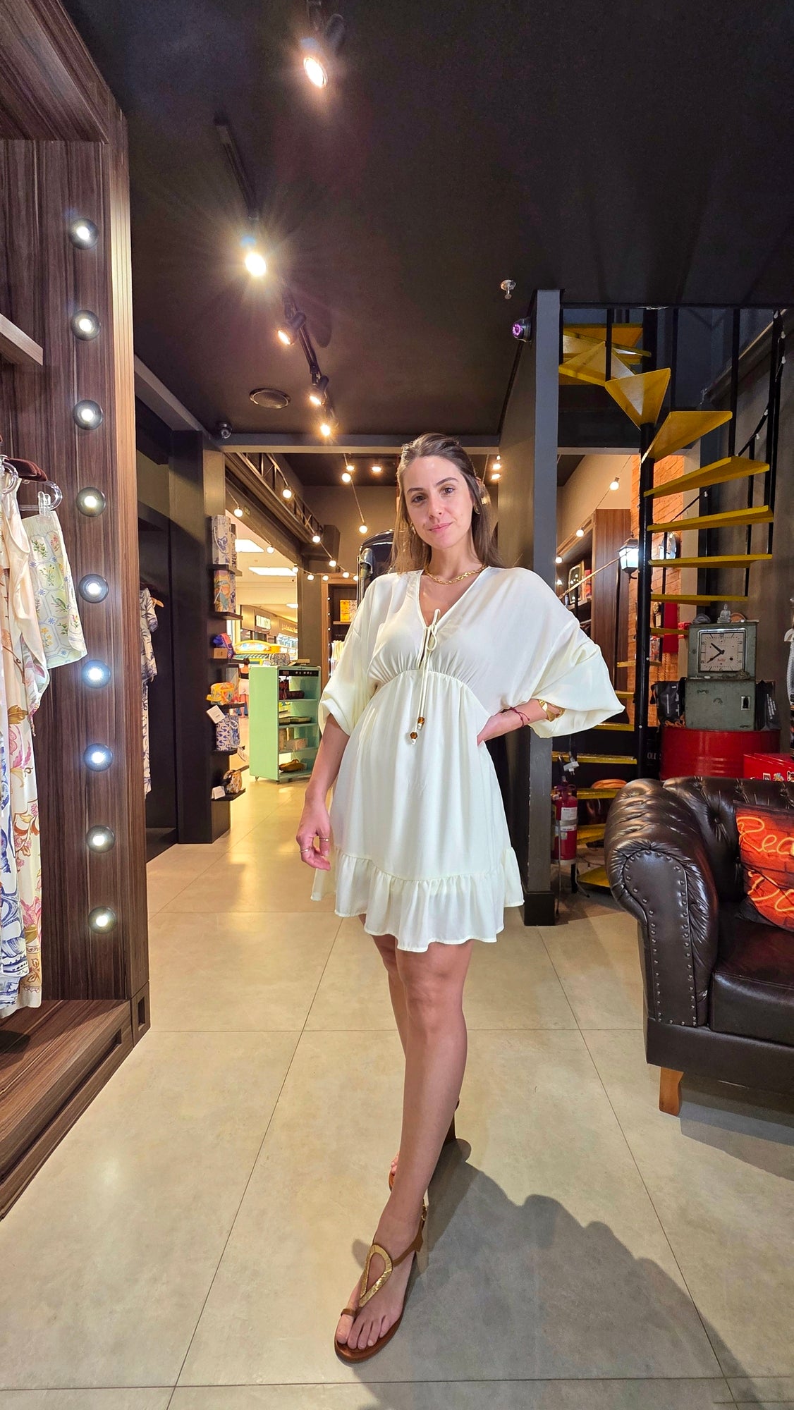 Vestido MYFT Curto Com Amarração
