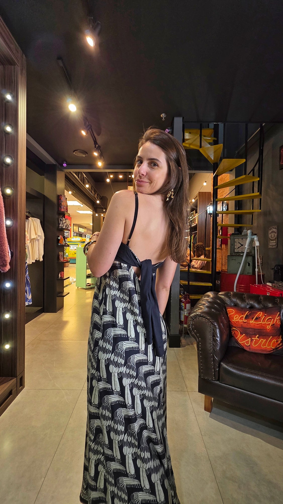 Vestido Farm Cropped Tucanario  Estampado