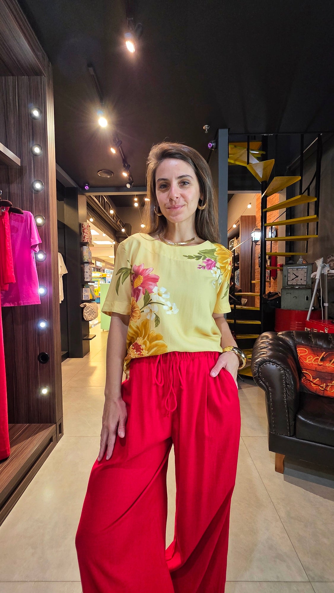 Tshirt Farm Floral Mari Estampado