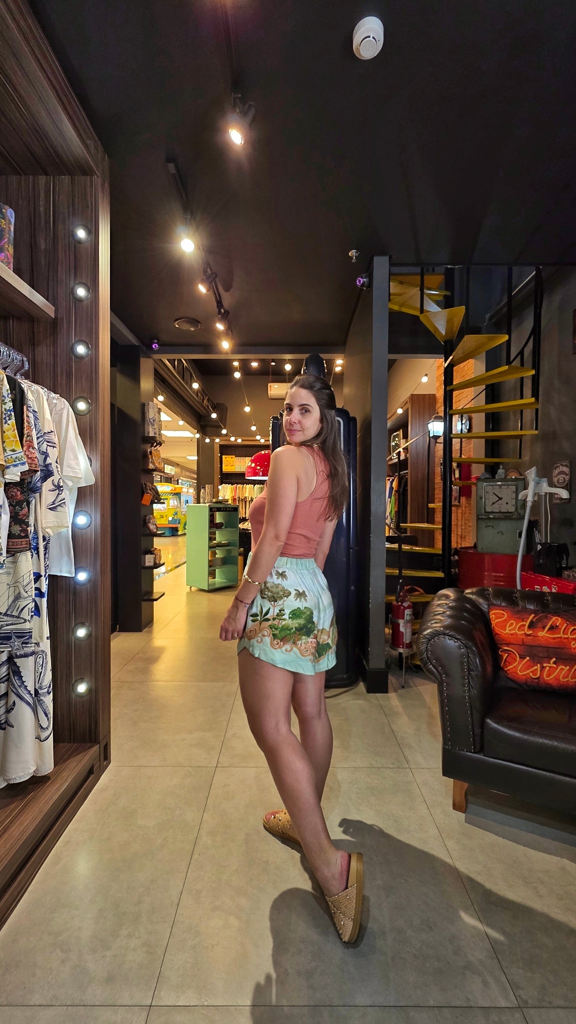 Short Farm  Passeio No Parque Estampado
