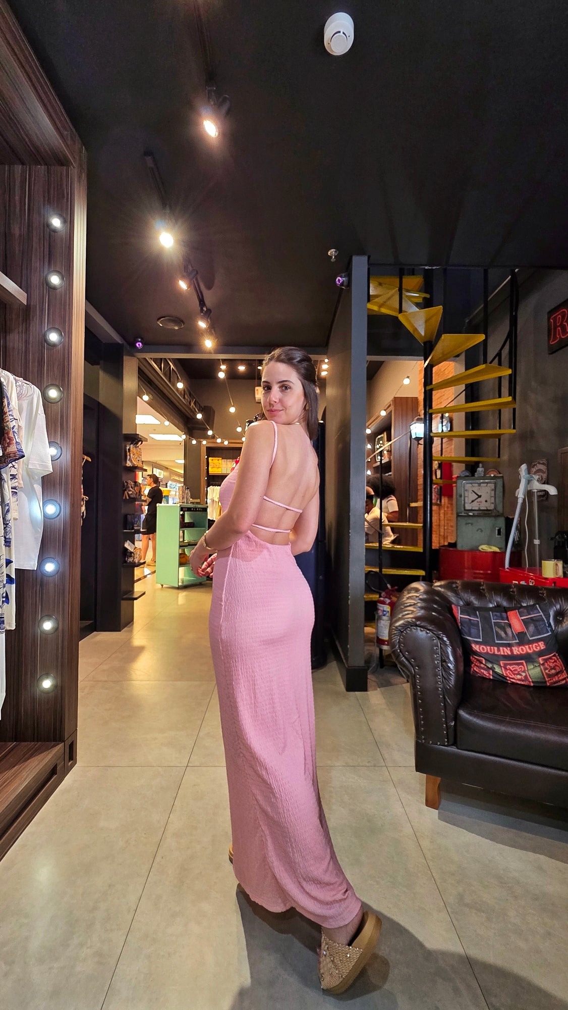 Vestido Farm Midi Araraquara Importado Estampado